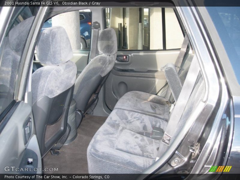 Obsidian Black / Gray 2001 Hyundai Santa Fe GLS V6