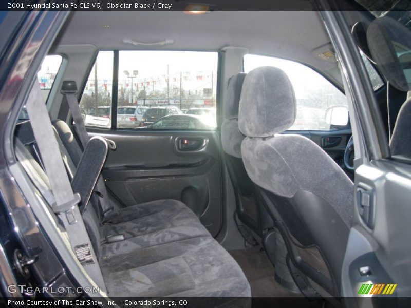 Obsidian Black / Gray 2001 Hyundai Santa Fe GLS V6
