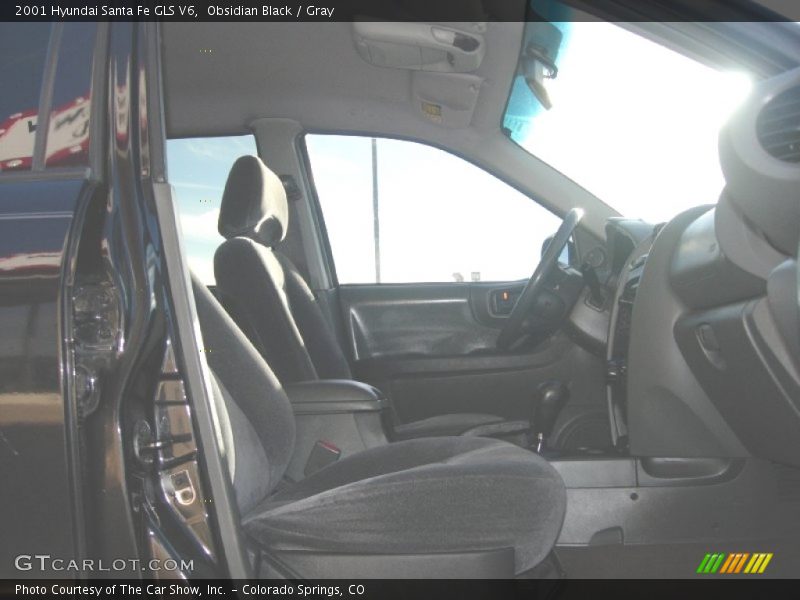 Obsidian Black / Gray 2001 Hyundai Santa Fe GLS V6