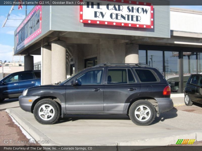 Obsidian Black / Gray 2001 Hyundai Santa Fe GLS V6