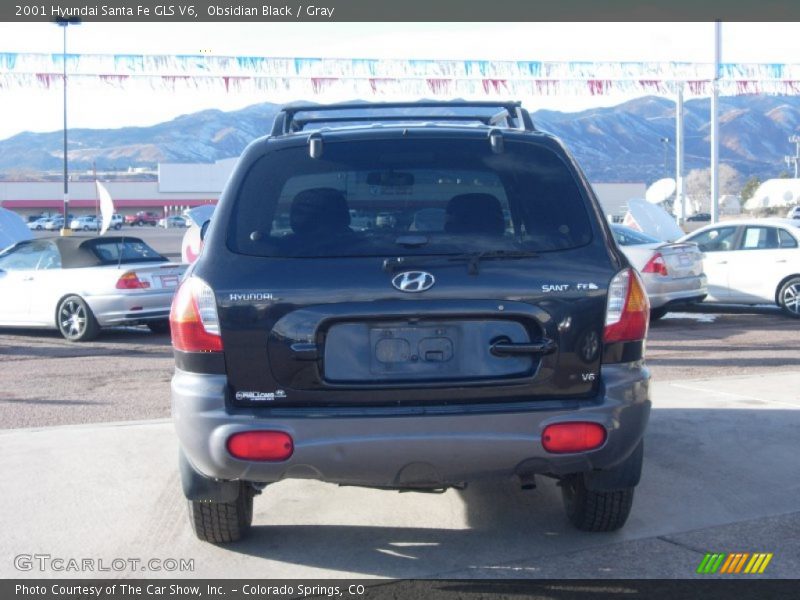 Obsidian Black / Gray 2001 Hyundai Santa Fe GLS V6