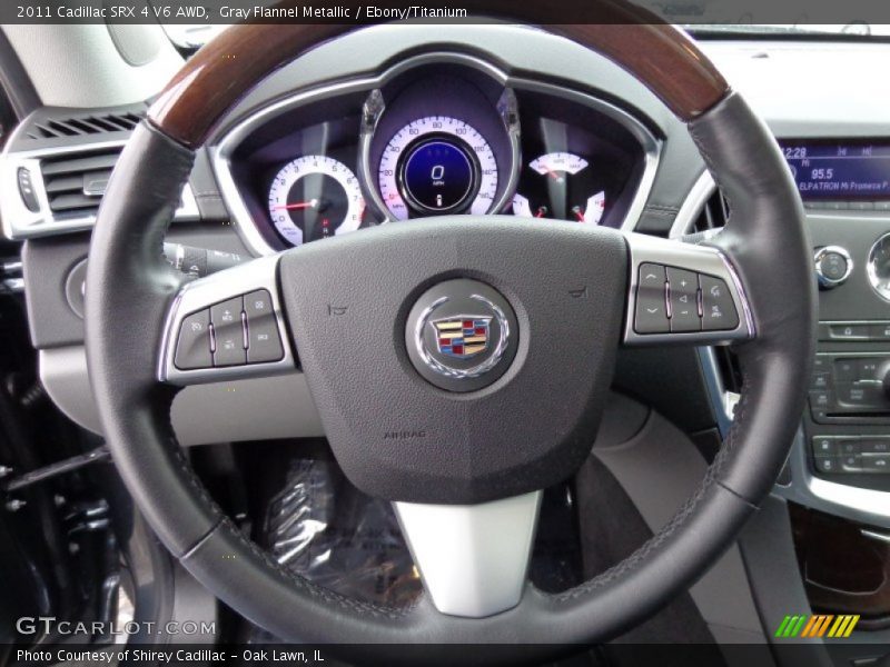 Gray Flannel Metallic / Ebony/Titanium 2011 Cadillac SRX 4 V6 AWD