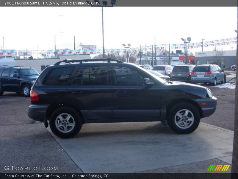 Obsidian Black / Gray 2001 Hyundai Santa Fe GLS V6