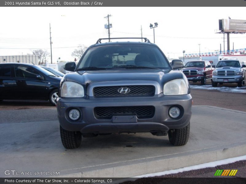 Obsidian Black / Gray 2001 Hyundai Santa Fe GLS V6