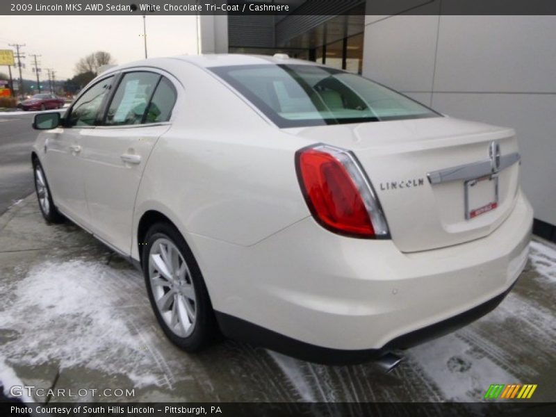 White Chocolate Tri-Coat / Cashmere 2009 Lincoln MKS AWD Sedan