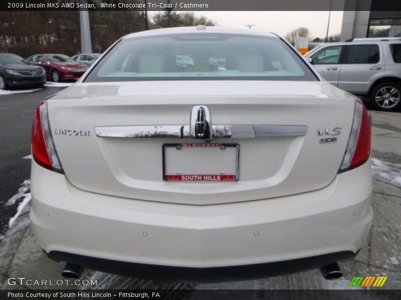 White Chocolate Tri-Coat / Cashmere 2009 Lincoln MKS AWD Sedan