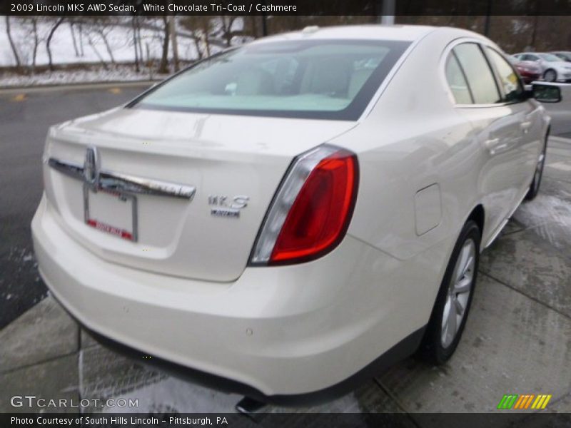 White Chocolate Tri-Coat / Cashmere 2009 Lincoln MKS AWD Sedan