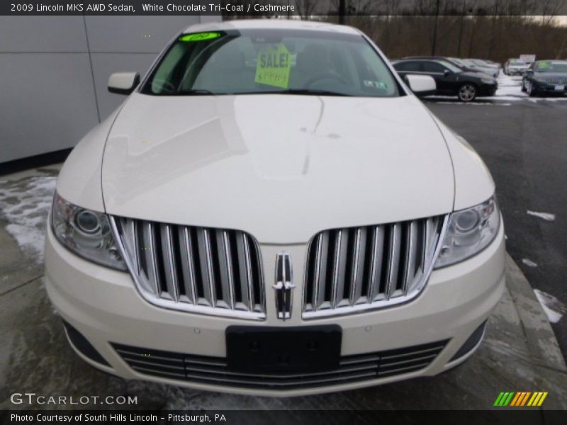 White Chocolate Tri-Coat / Cashmere 2009 Lincoln MKS AWD Sedan