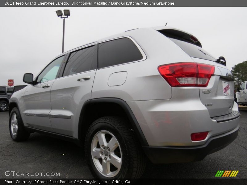 Bright Silver Metallic / Dark Graystone/Medium Graystone 2011 Jeep Grand Cherokee Laredo