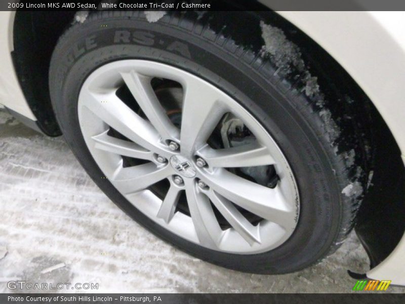 White Chocolate Tri-Coat / Cashmere 2009 Lincoln MKS AWD Sedan