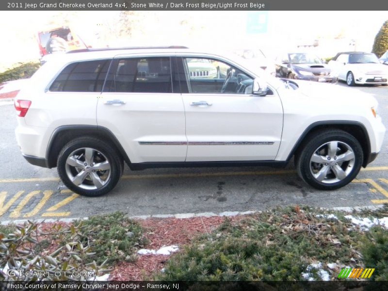 Stone White / Dark Frost Beige/Light Frost Beige 2011 Jeep Grand Cherokee Overland 4x4