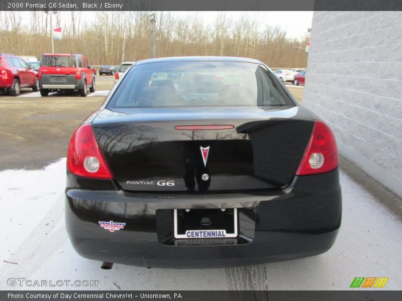 Black / Ebony 2006 Pontiac G6 Sedan