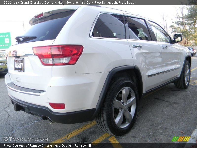 Stone White / Dark Frost Beige/Light Frost Beige 2011 Jeep Grand Cherokee Overland 4x4