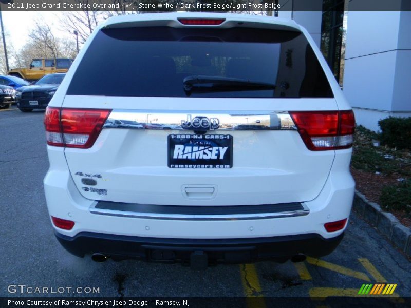 Stone White / Dark Frost Beige/Light Frost Beige 2011 Jeep Grand Cherokee Overland 4x4