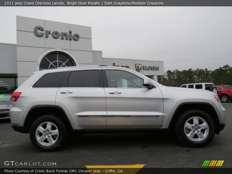 Bright Silver Metallic / Dark Graystone/Medium Graystone 2011 Jeep Grand Cherokee Laredo