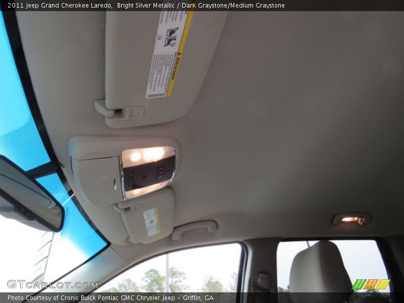 Bright Silver Metallic / Dark Graystone/Medium Graystone 2011 Jeep Grand Cherokee Laredo