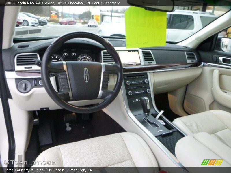 White Chocolate Tri-Coat / Cashmere 2009 Lincoln MKS AWD Sedan