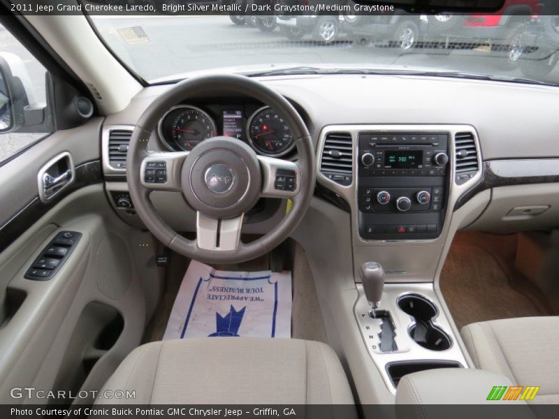 Bright Silver Metallic / Dark Graystone/Medium Graystone 2011 Jeep Grand Cherokee Laredo