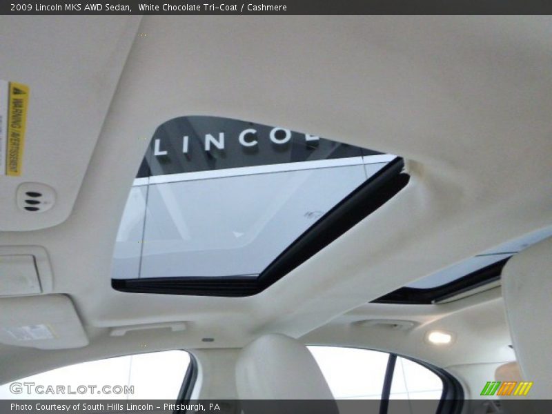 White Chocolate Tri-Coat / Cashmere 2009 Lincoln MKS AWD Sedan