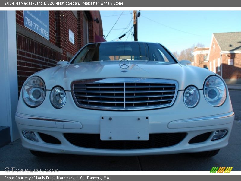 Alabaster White / Stone 2004 Mercedes-Benz E 320 4Matic Sedan