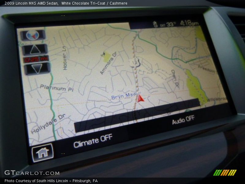 White Chocolate Tri-Coat / Cashmere 2009 Lincoln MKS AWD Sedan