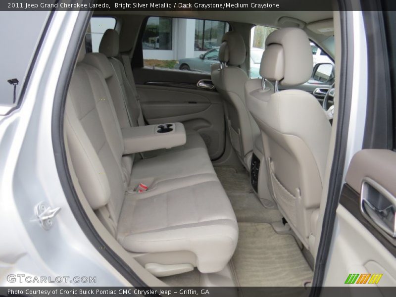 Bright Silver Metallic / Dark Graystone/Medium Graystone 2011 Jeep Grand Cherokee Laredo