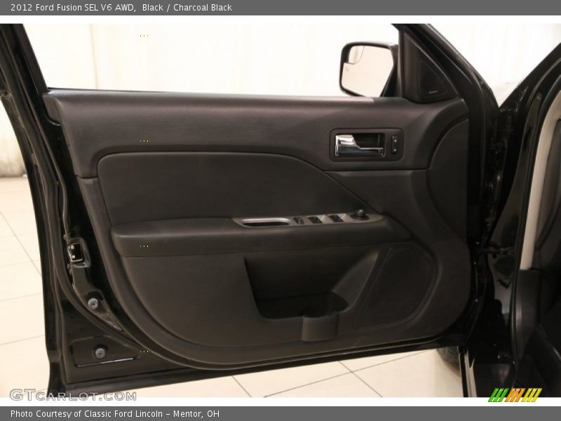 Black / Charcoal Black 2012 Ford Fusion SEL V6 AWD