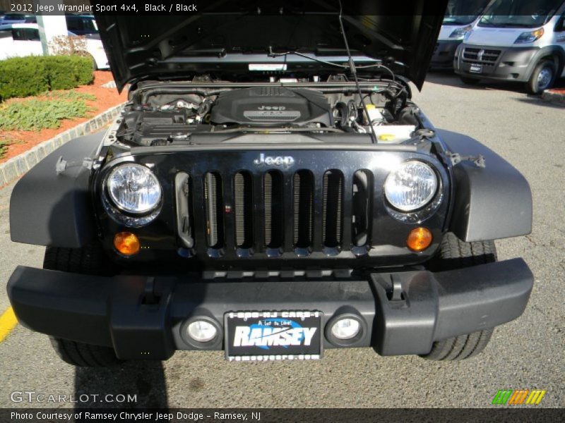 Black / Black 2012 Jeep Wrangler Sport 4x4