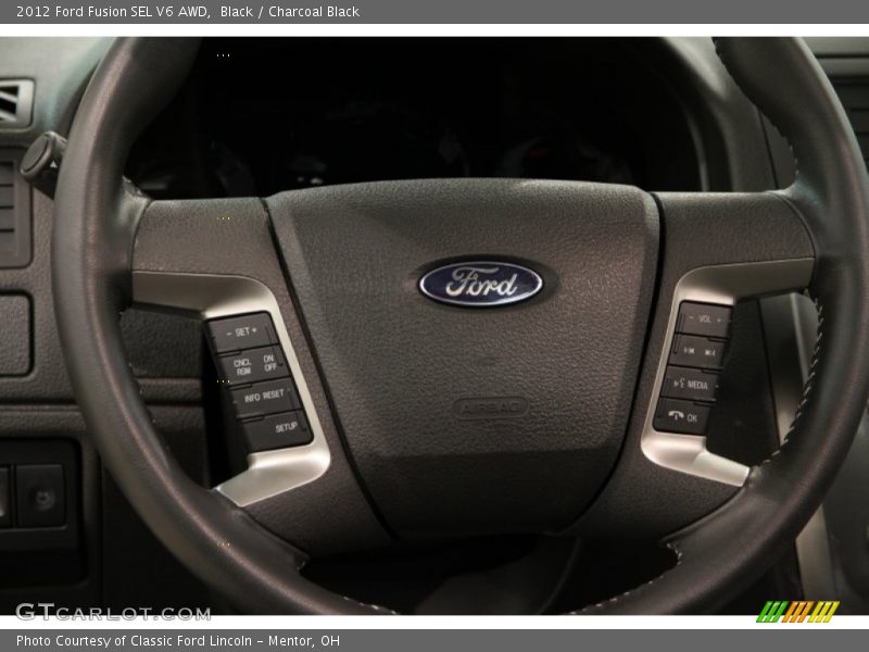 Black / Charcoal Black 2012 Ford Fusion SEL V6 AWD