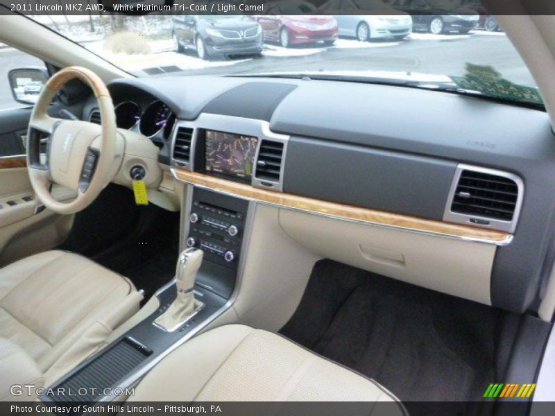 White Platinum Tri-Coat / Light Camel 2011 Lincoln MKZ AWD