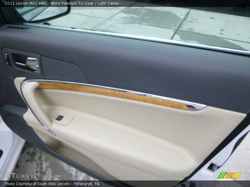 White Platinum Tri-Coat / Light Camel 2011 Lincoln MKZ AWD