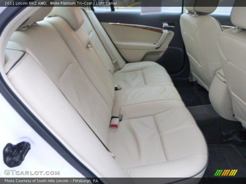 White Platinum Tri-Coat / Light Camel 2011 Lincoln MKZ AWD