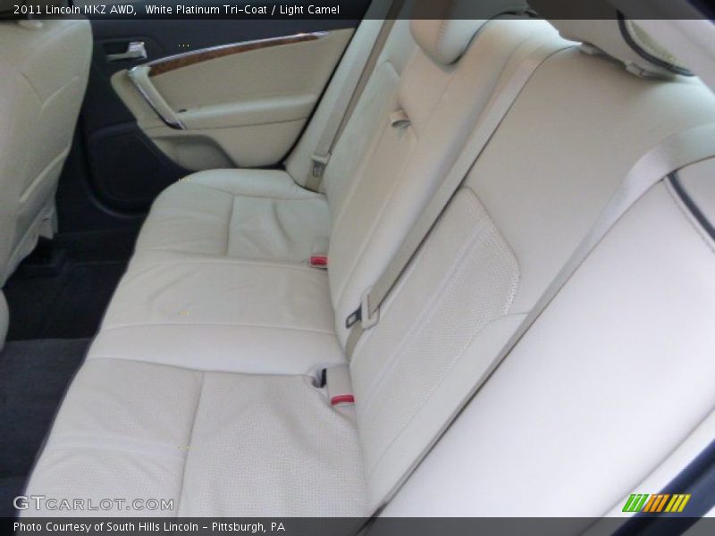 White Platinum Tri-Coat / Light Camel 2011 Lincoln MKZ AWD