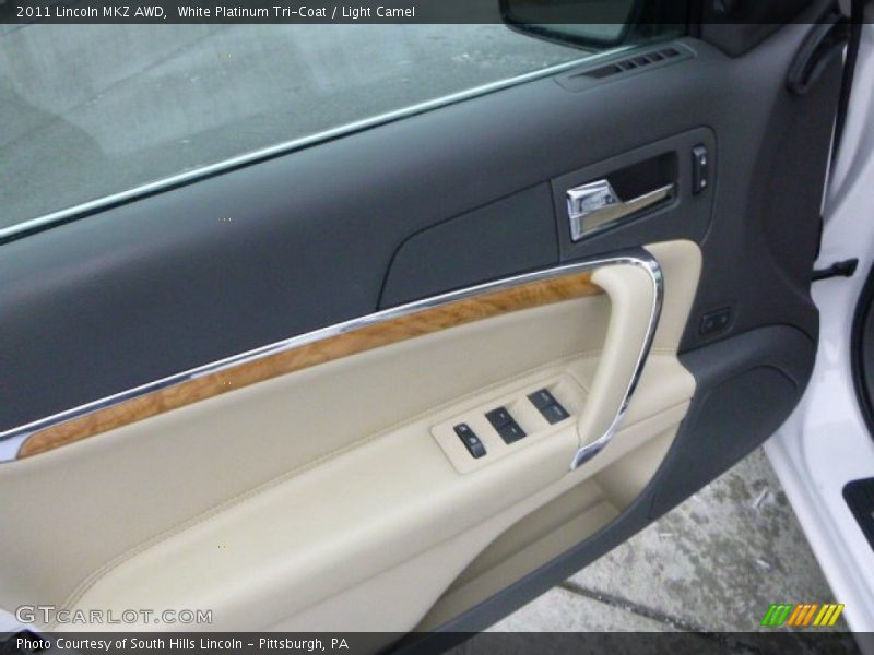 White Platinum Tri-Coat / Light Camel 2011 Lincoln MKZ AWD