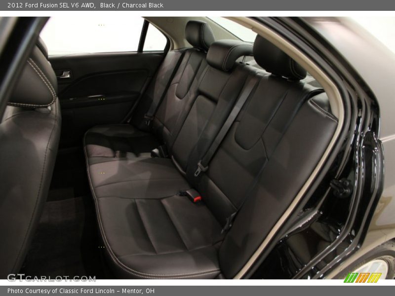 Black / Charcoal Black 2012 Ford Fusion SEL V6 AWD