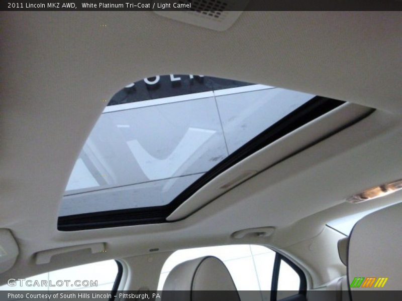 White Platinum Tri-Coat / Light Camel 2011 Lincoln MKZ AWD