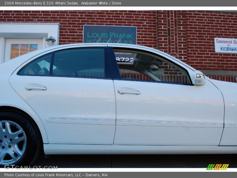 Alabaster White / Stone 2004 Mercedes-Benz E 320 4Matic Sedan