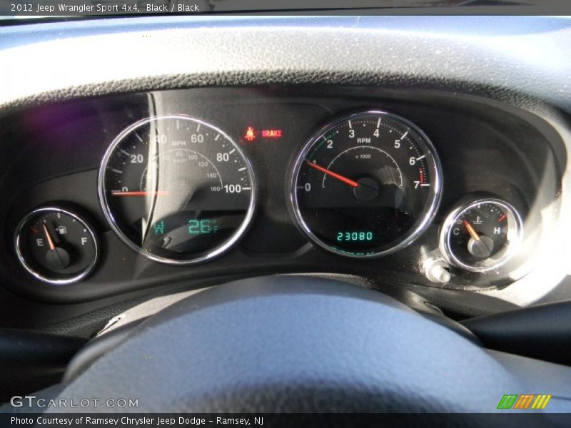 Black / Black 2012 Jeep Wrangler Sport 4x4
