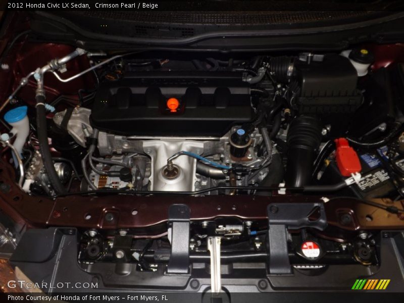  2012 Civic LX Sedan Engine - 1.8 Liter SOHC 16-Valve i-VTEC 4 Cylinder