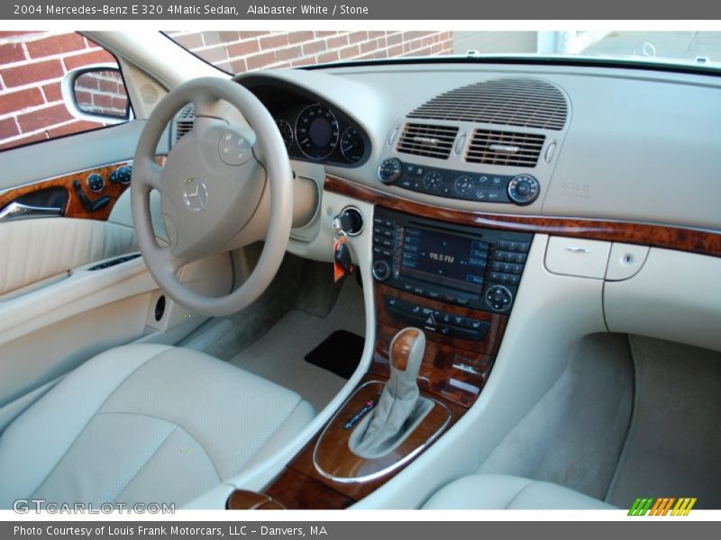Alabaster White / Stone 2004 Mercedes-Benz E 320 4Matic Sedan