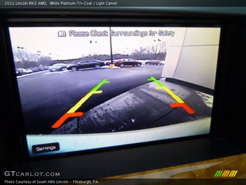 White Platinum Tri-Coat / Light Camel 2011 Lincoln MKZ AWD