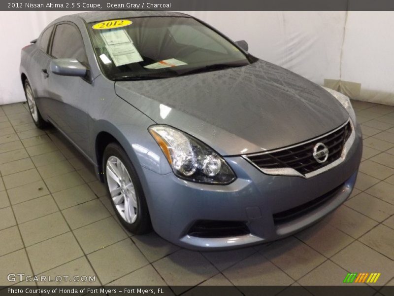 Ocean Gray / Charcoal 2012 Nissan Altima 2.5 S Coupe