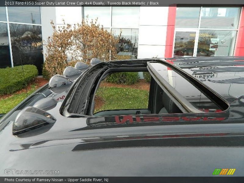 Tuxedo Black Metallic / Black 2013 Ford F350 Super Duty Lariat Crew Cab 4x4 Dually