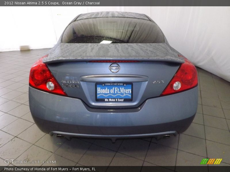 Ocean Gray / Charcoal 2012 Nissan Altima 2.5 S Coupe
