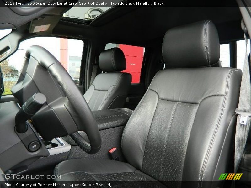 Tuxedo Black Metallic / Black 2013 Ford F350 Super Duty Lariat Crew Cab 4x4 Dually