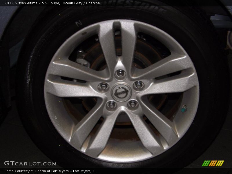 Ocean Gray / Charcoal 2012 Nissan Altima 2.5 S Coupe