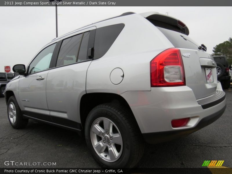 Bright Silver Metallic / Dark Slate Gray 2013 Jeep Compass Sport