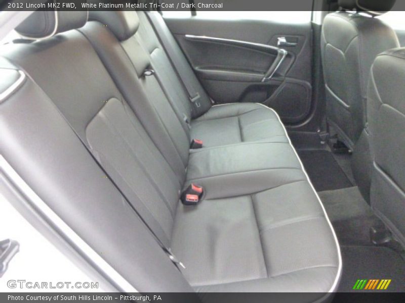 White Platinum Metallic Tri-Coat / Dark Charcoal 2012 Lincoln MKZ FWD