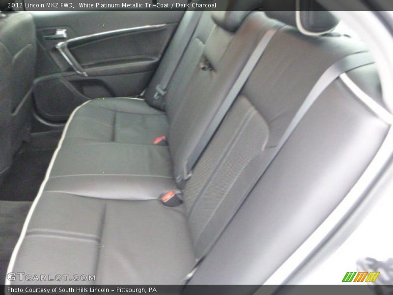 White Platinum Metallic Tri-Coat / Dark Charcoal 2012 Lincoln MKZ FWD