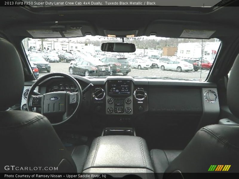 Tuxedo Black Metallic / Black 2013 Ford F350 Super Duty Lariat Crew Cab 4x4 Dually